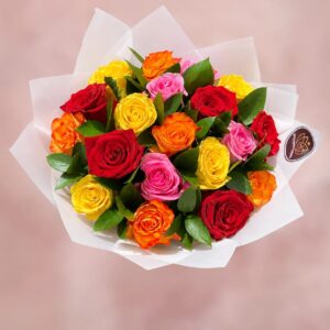 Arcoiris de rosas