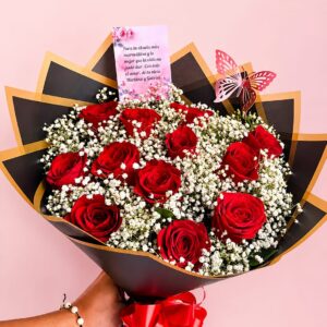 Bouquet Elegancia Escarlata