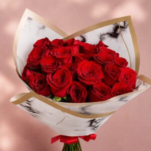 Bouquet Royale de Rosas Escarlata