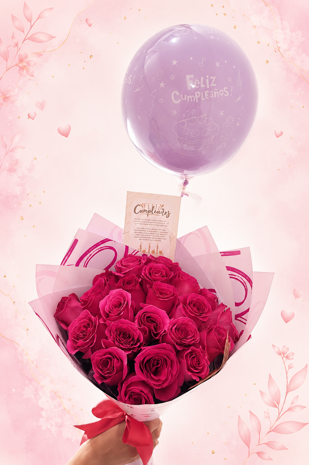 Ramo Cumpleaños Rosa Encantada Chipre Manizales Caldas Colombia